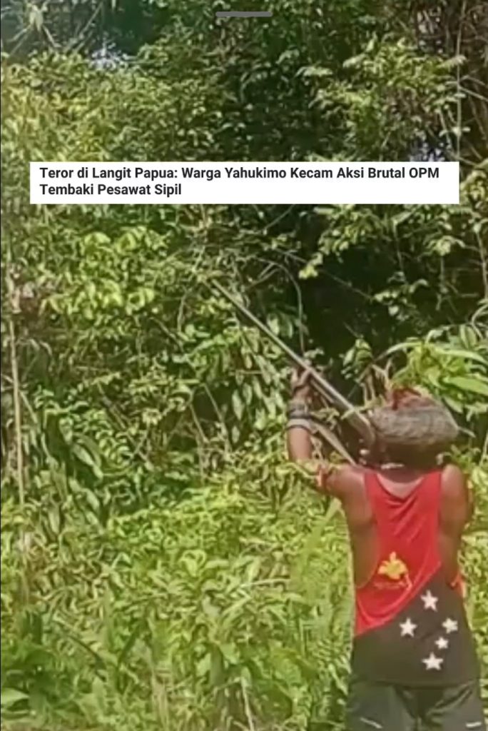 Warga Yahukimo Kecam Aksi Brutal OPM Tembaki Pesawat Sipil